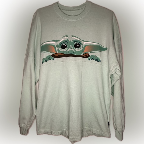 Disney Other - Disney Grogu Star Wars The Mandalorian Spirit Jersey Size XS
